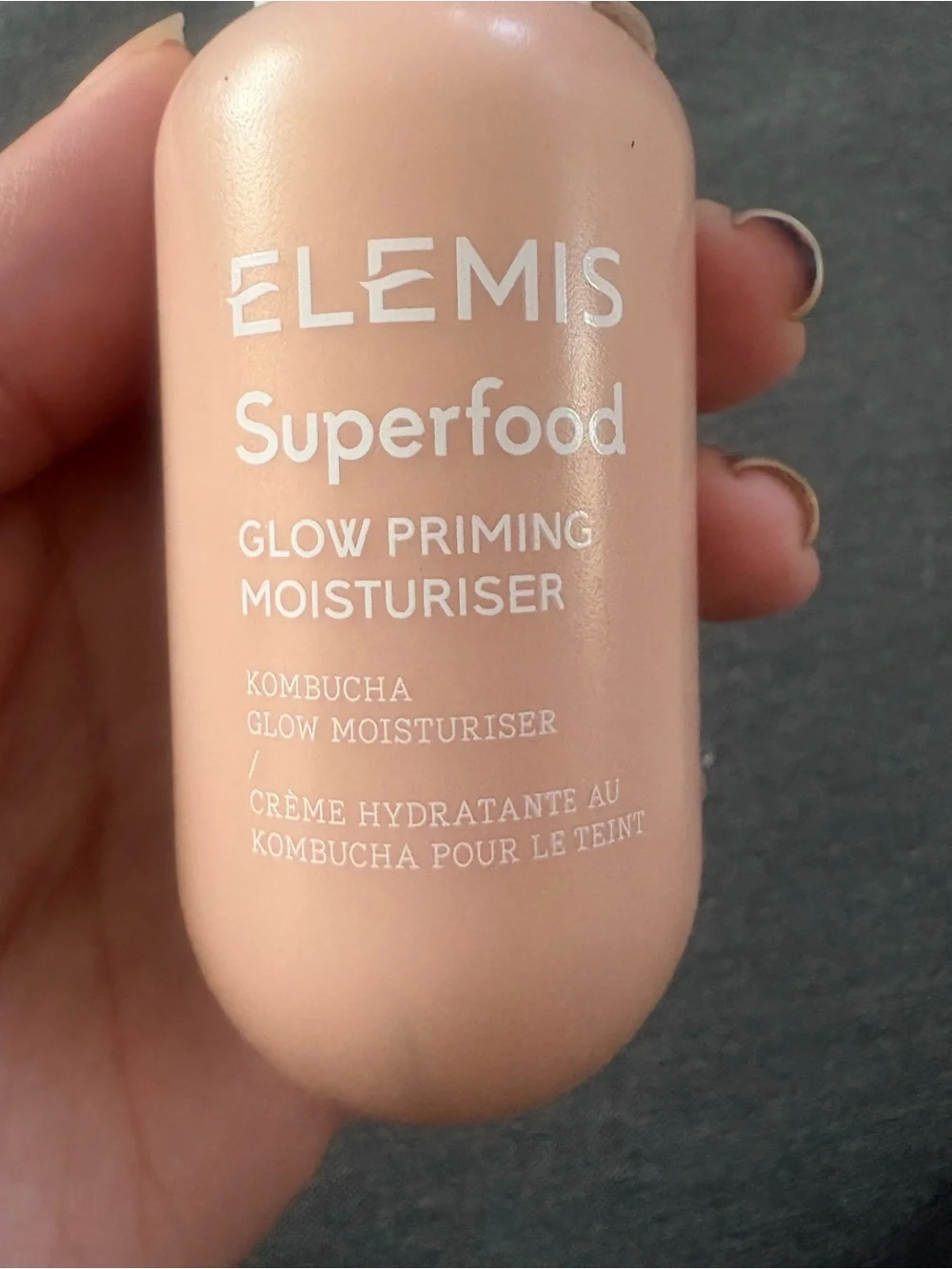 ELEMIS Superfood Glow Priming Moisturiser - Pale Pink Bottle